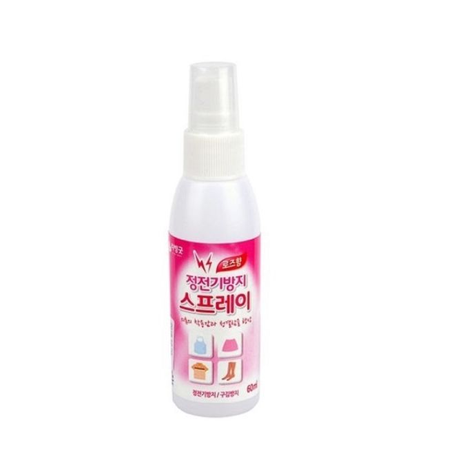 정전기 방지 스프레이 분무형-로즈향 60mL 탈취제