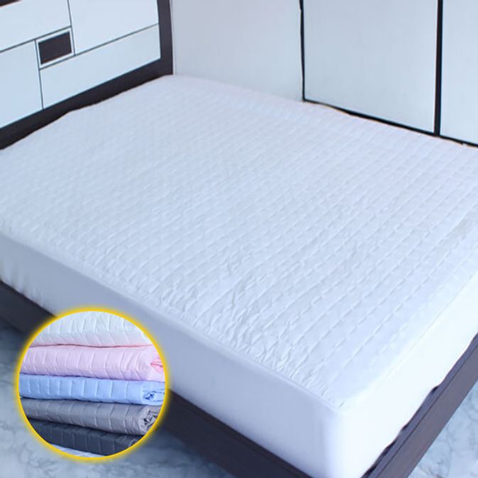 세미마이크로 누빔 매트리스 침대커버 S 100x200블루