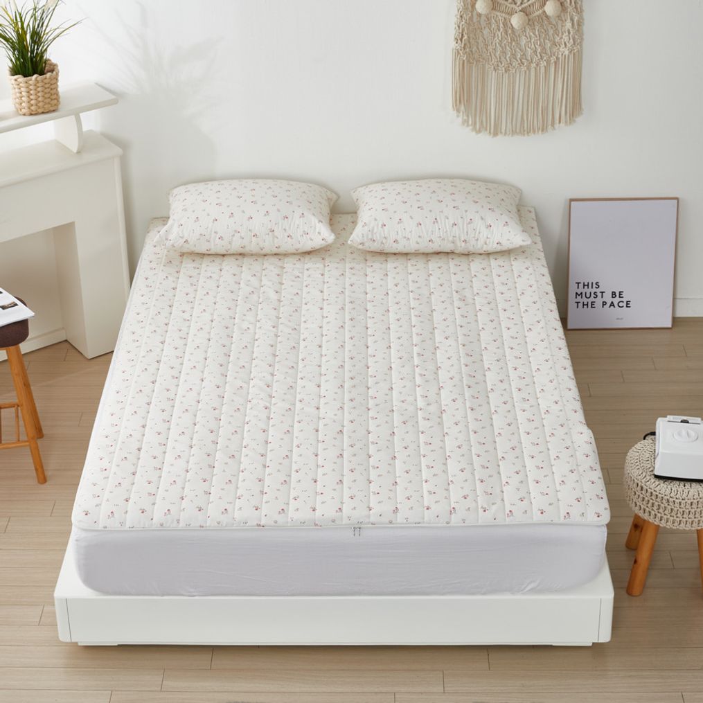 J리빙 세미마이크로 온수매트커버 Q아이보리