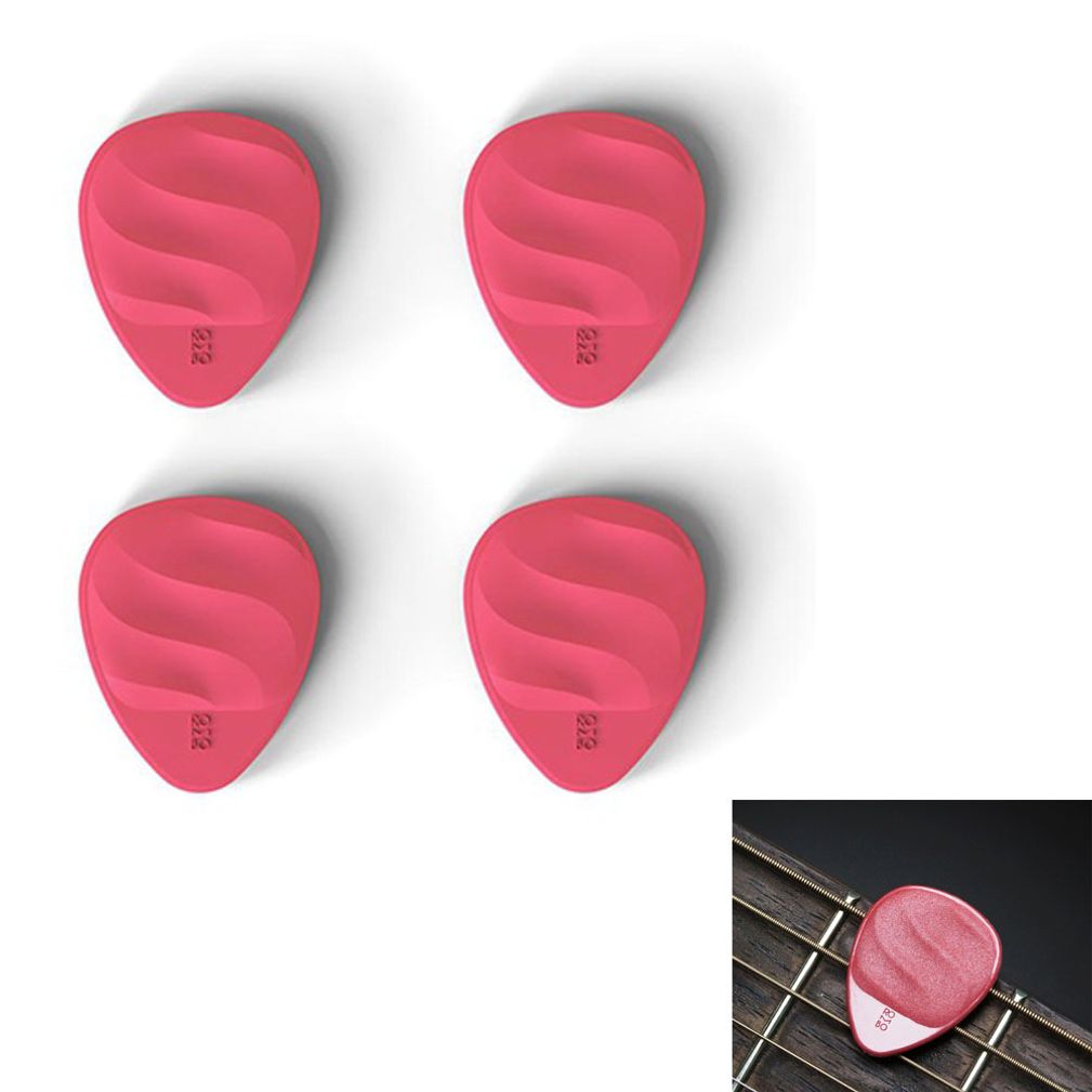 기타피크 StrawberryRed 1.25mm Iat272 (4개)