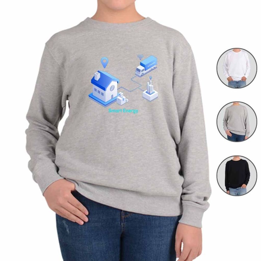 맨투맨 남여공용 미래도시 스마트에너지 그림 SMART CITY6