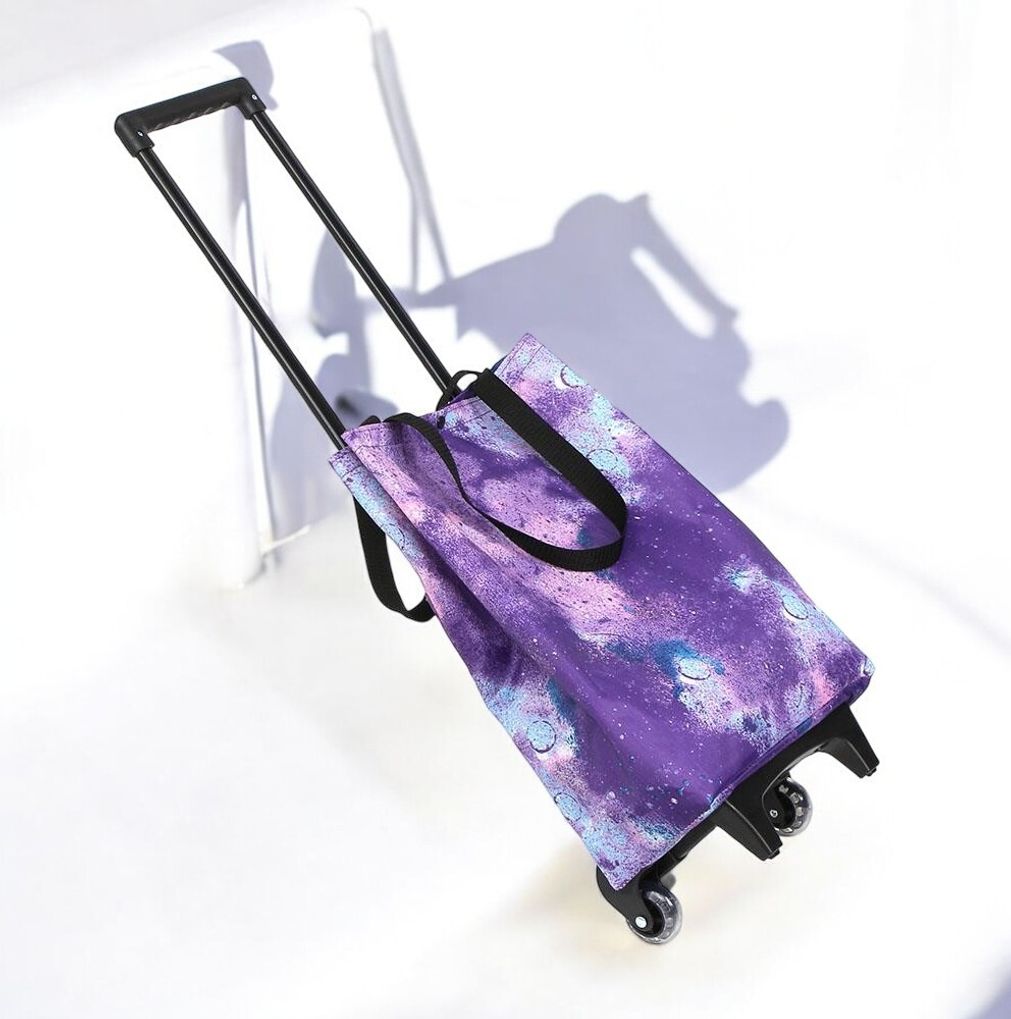 게더릭 접이식 쇼핑카트 (보랏빛하늘)