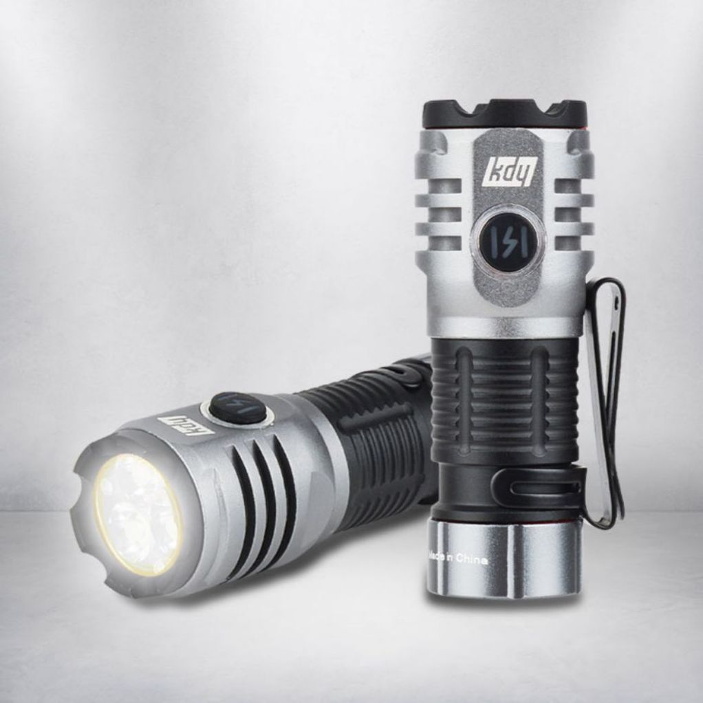 C타입 충전 360도 회전 포켓클립 미니 LED랜턴