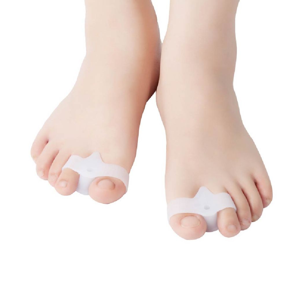골무 발가락벌리기 끼우개 발가락링 실리콘 고정기