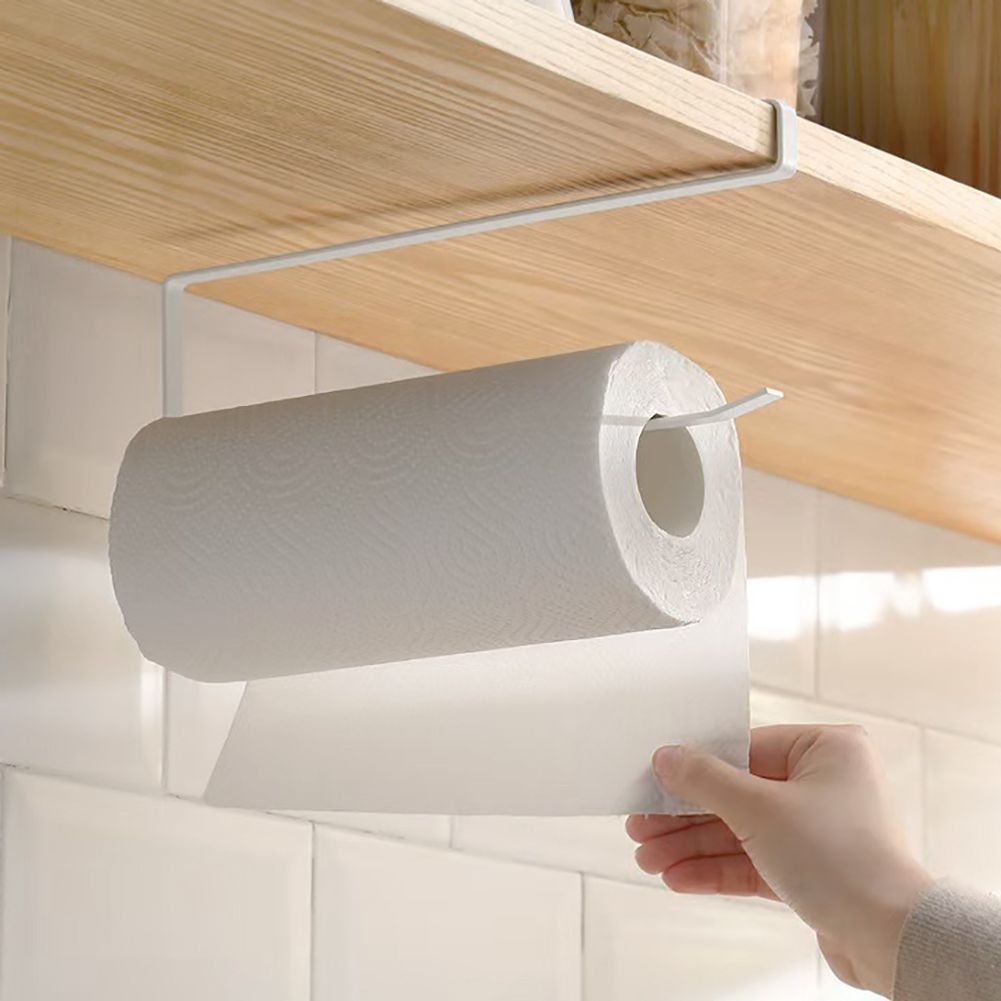 선반 거치식 타올걸이 1P (화이트)