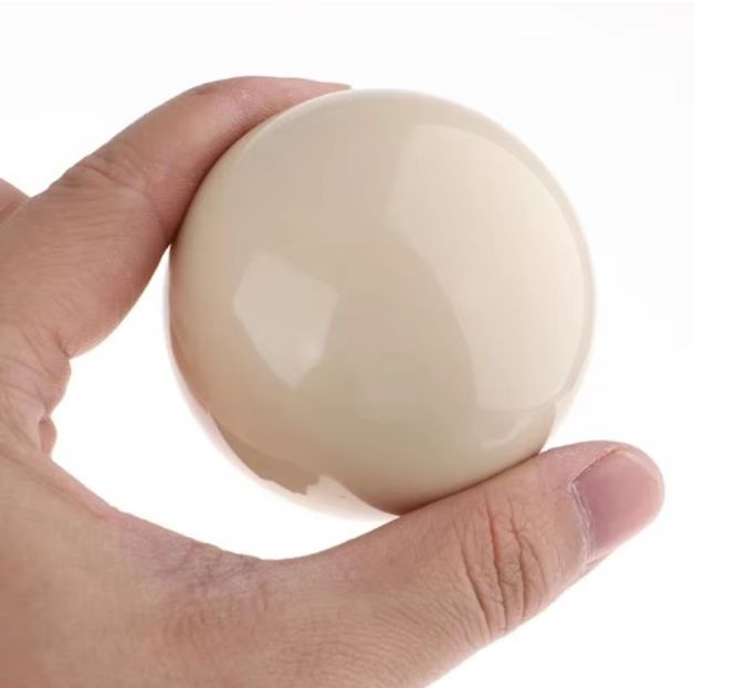 훈련공 화이트 52.5mm 당구 수지 스누커 공 볼 다마