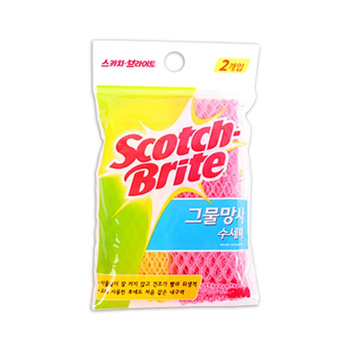 SE 3M 그물망사 수세미 2P MN-900