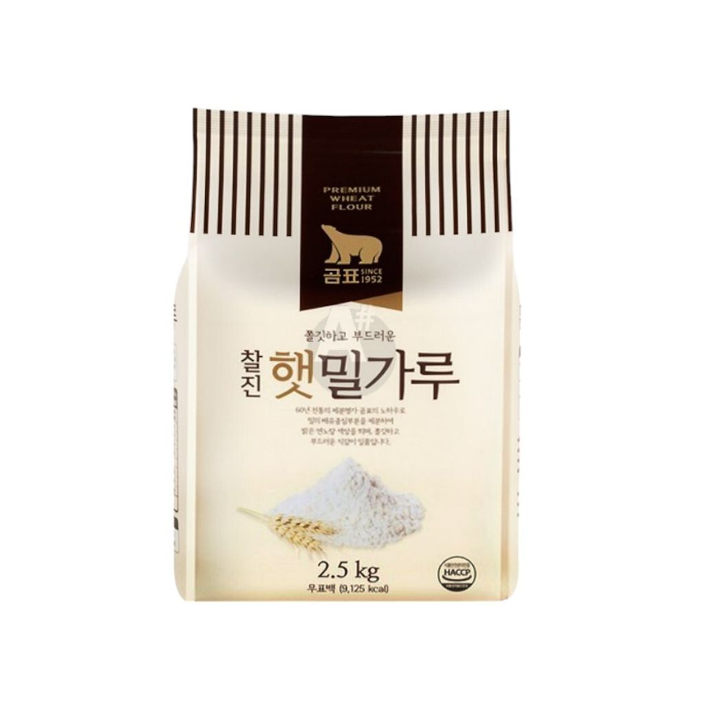 곰표 찰진 햇 밀가루 2.5KG 대용량 중력분 제면가루