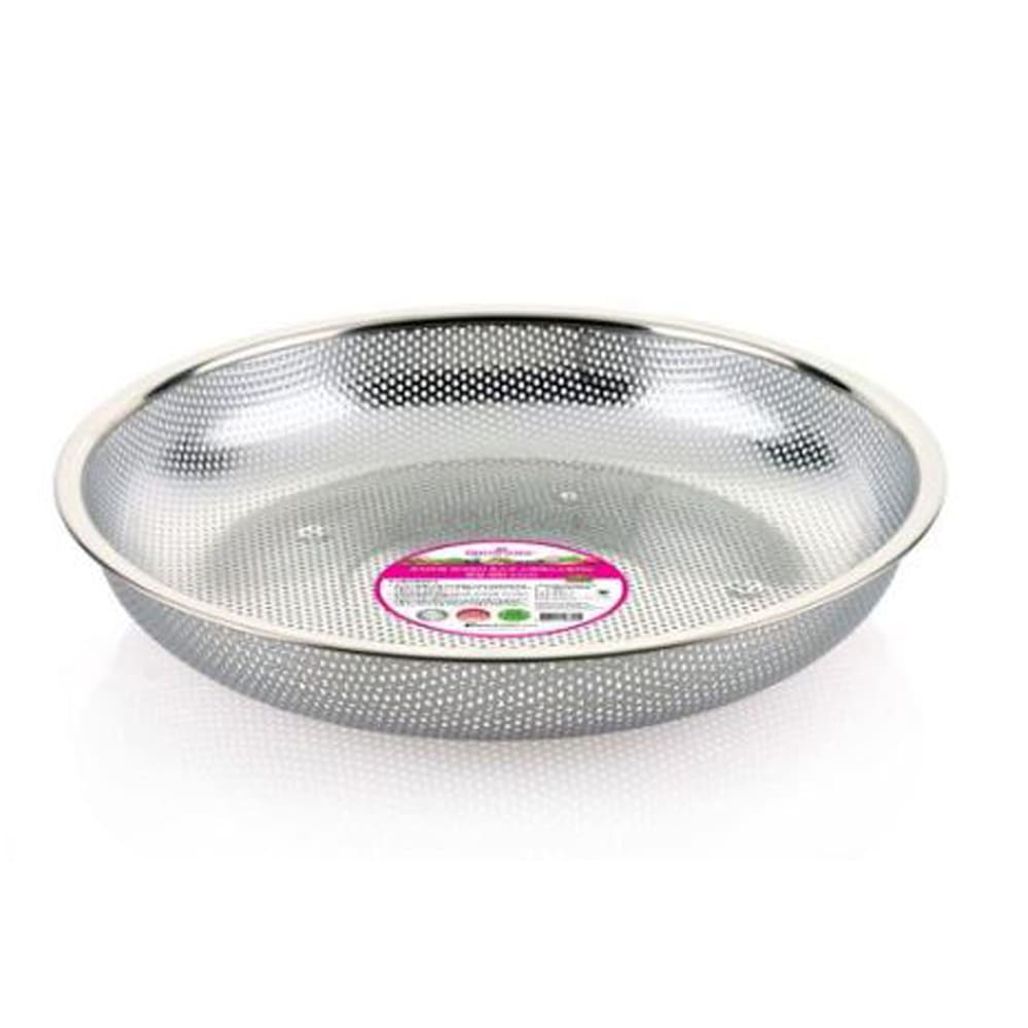 퀸센스 채반 바구니 과일 채소 소쿠리 펀칭볼 27CM