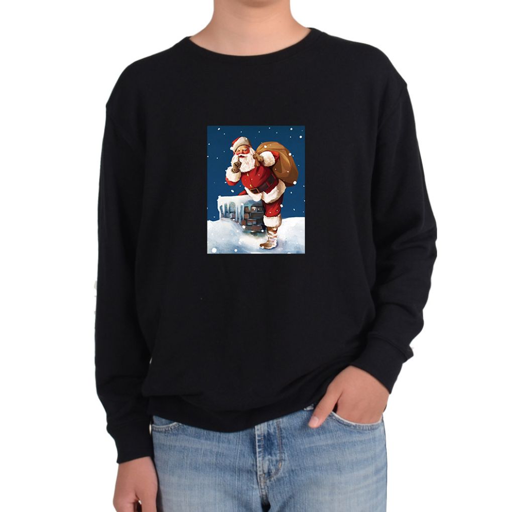 기모맨투맨 성탄절 크리스마스 산타할아버지 디자인 건조성 보온성