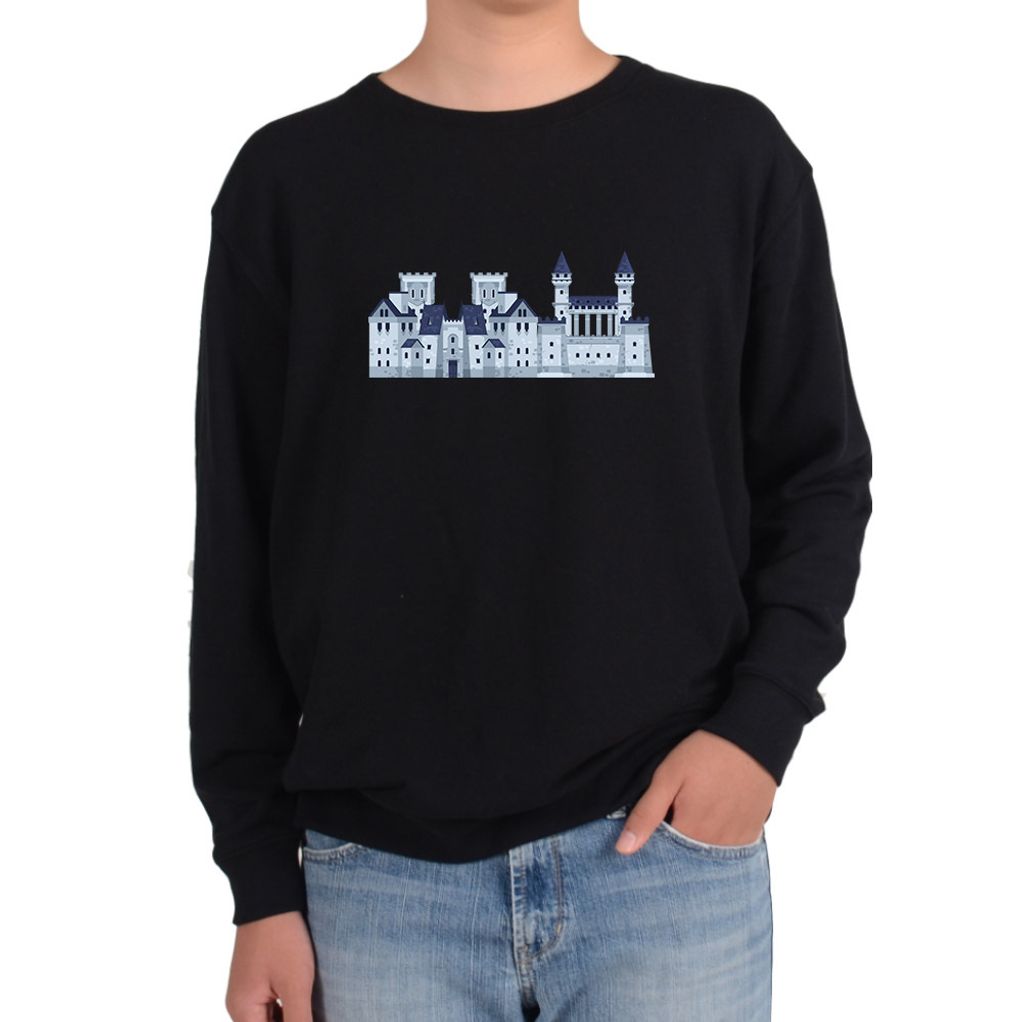 기모맨투맨 중세유럽 유럽건축 중세도시 캐슬 디자인 건조성 보온성