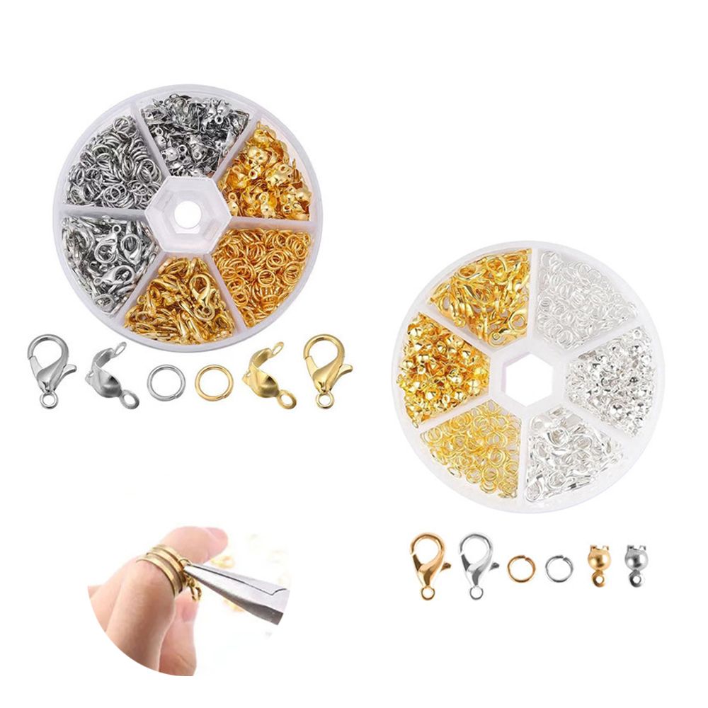 비즈아트 DIY 공예용 올챙이캡등 6칸 부자재 세트 2종