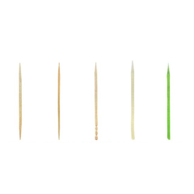 자작나무 이쑤시개 원형통(양면) 200통