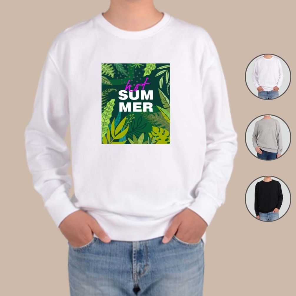 맨투맨 여름휴가 해변 핫썸머 그림 SUMMER9 디자인