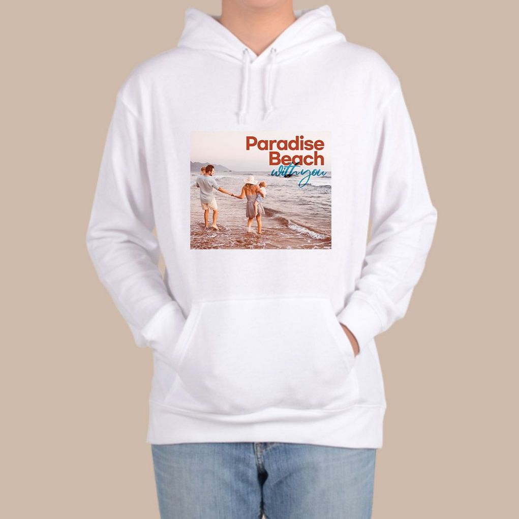 후드티 바닷가 휴가 일몰 해변 five 디자인