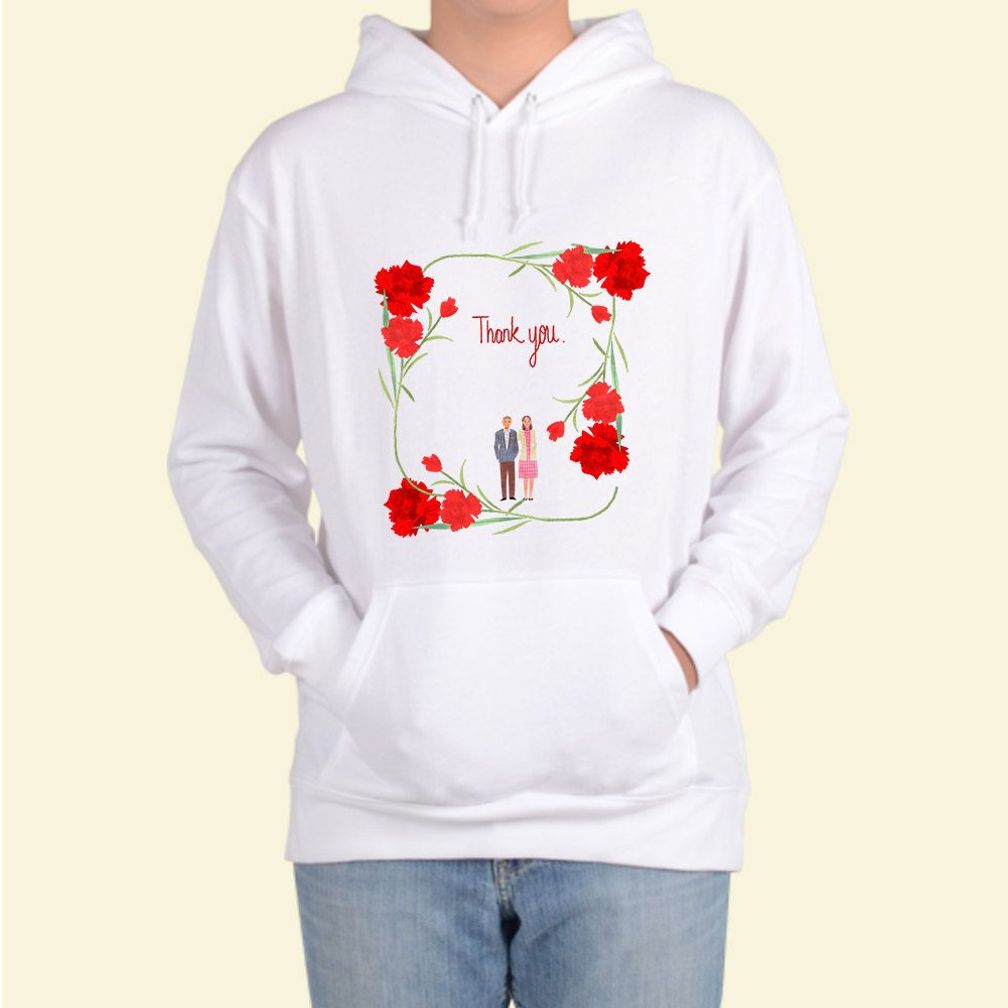 후드티 가정의 달 카네이션 그림 fourteen 디자인