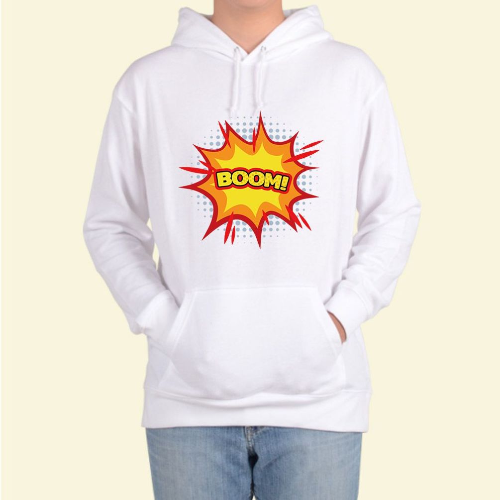 후드티 팝아트 말풍선 twoBOOM 그림 디자인