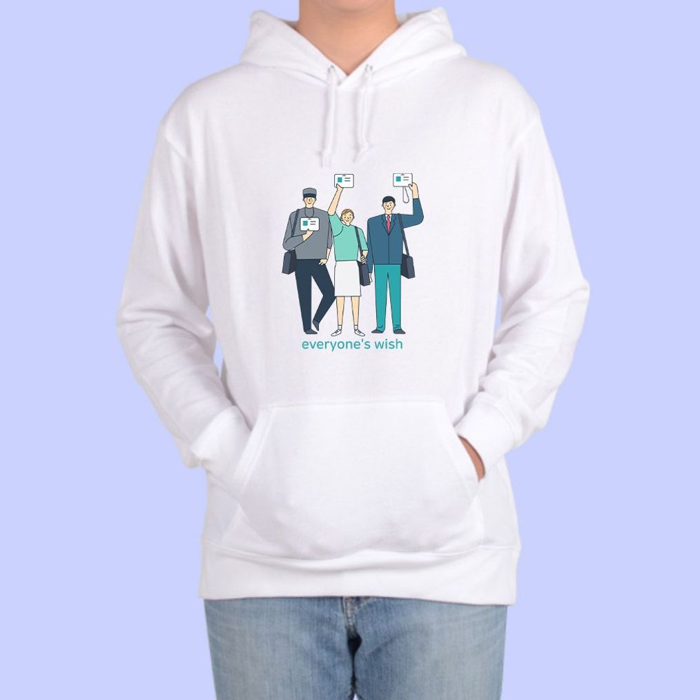 후드티 취업에 성공했어요 디자인