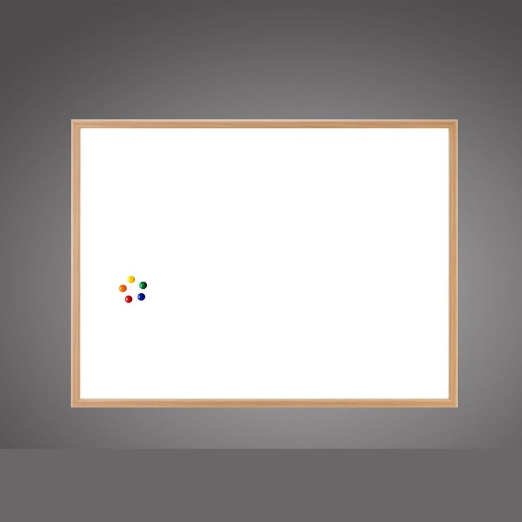 자석 화이트보드(메플) 60x90cm 학원칠판 회사칠판