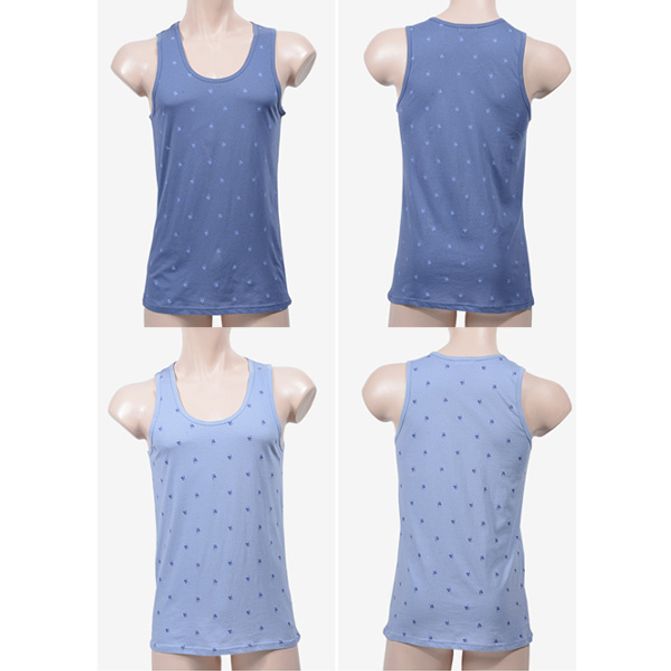 다양한 색상과 패턴 순면 남성 런닝 3매입 0264hd