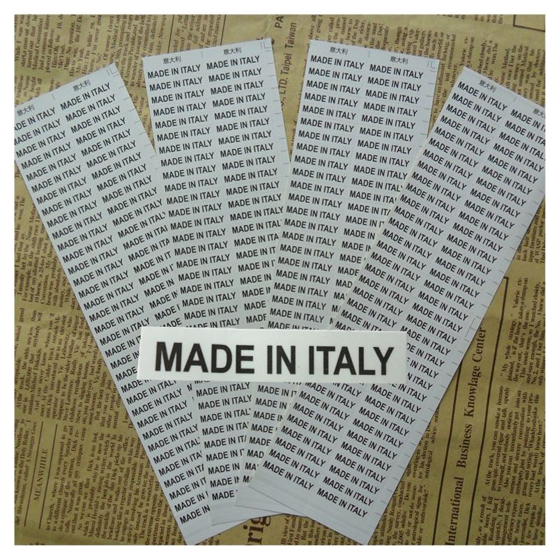 MADE IN ITALY 원산지표시 스티커 1000PCS