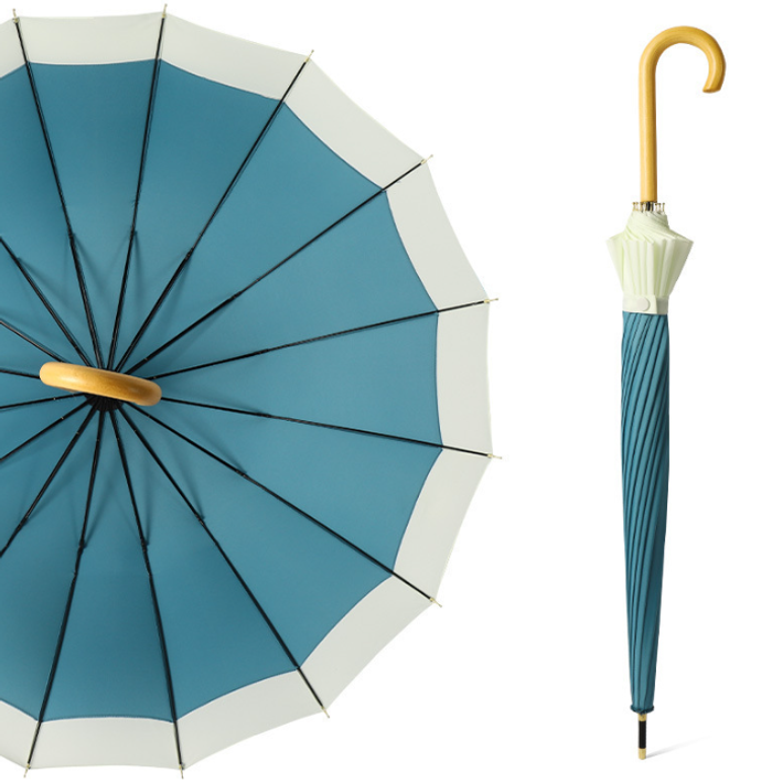 대형 장우산 우드손잡이 답례 고급 선물용 우산