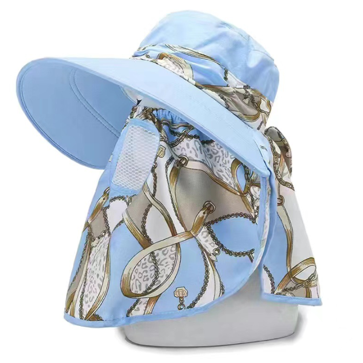 챙넓은 햇빛가리개 여름 여성 농사 모자 마스크모자