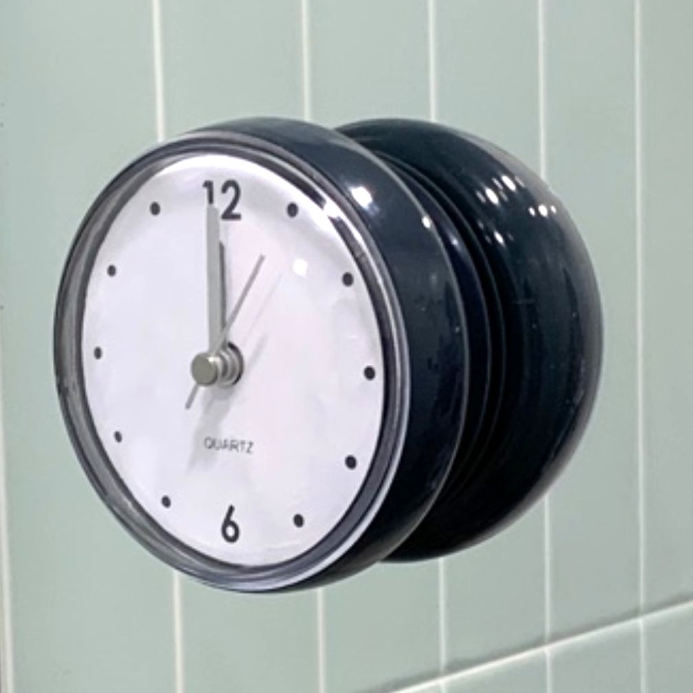 무타공 저소음 욕실 방수 시계