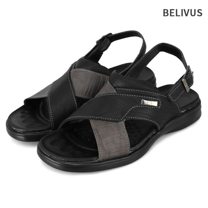 빌리버스 남성 버클 샌들 여름 레더 패션 신발 BH634