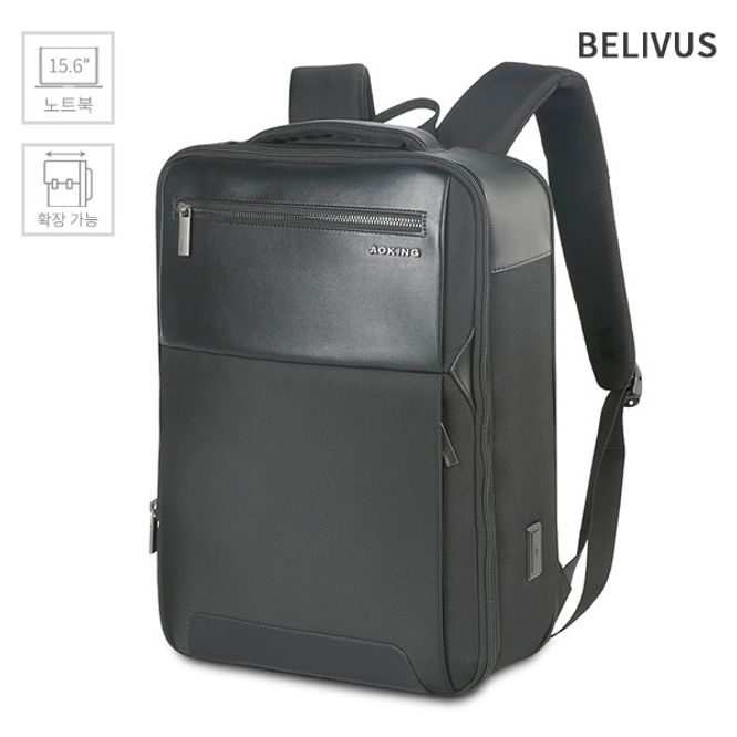 빌리버스 남자 백팩 확장형 노트북 비즈니스 여행 가방 BJE310