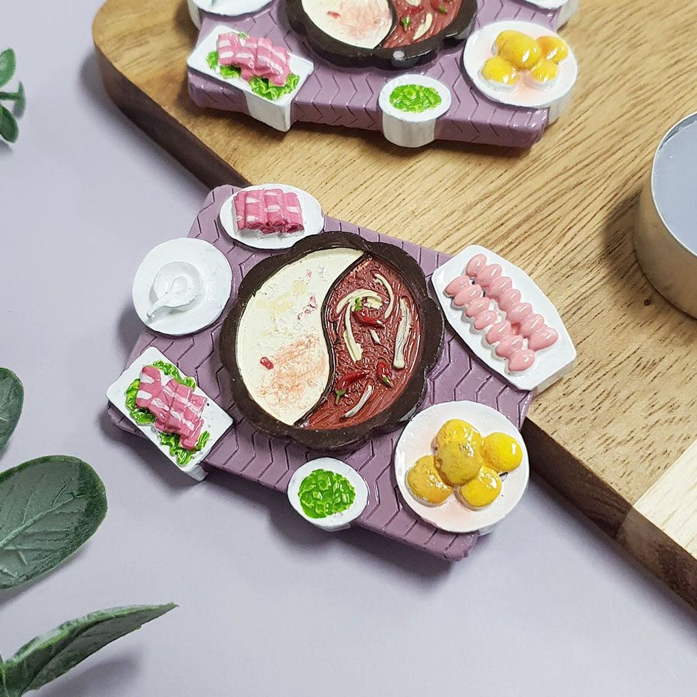 냉장고자석 사진 메모 부착 자석 훠궈모양