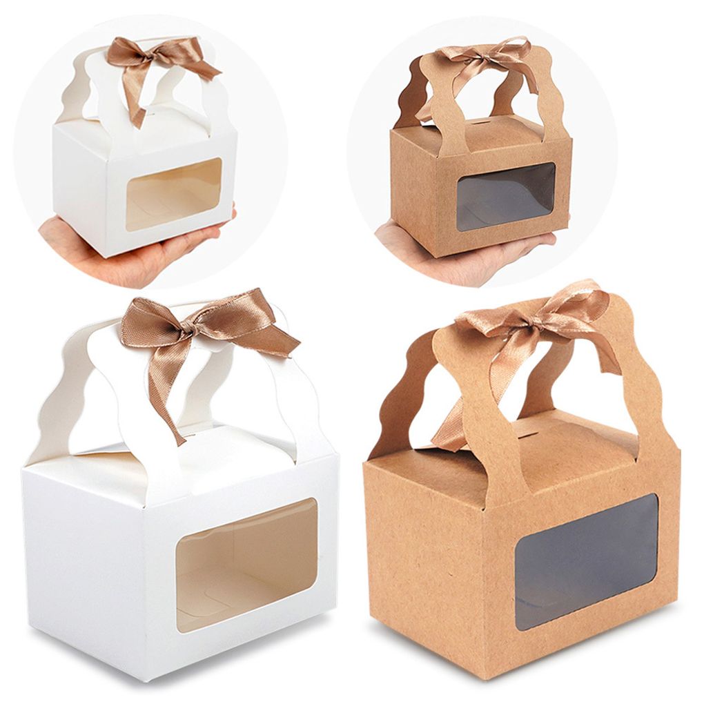 투명창 선물상자 손잡이 리본 상자케이스 선물포장