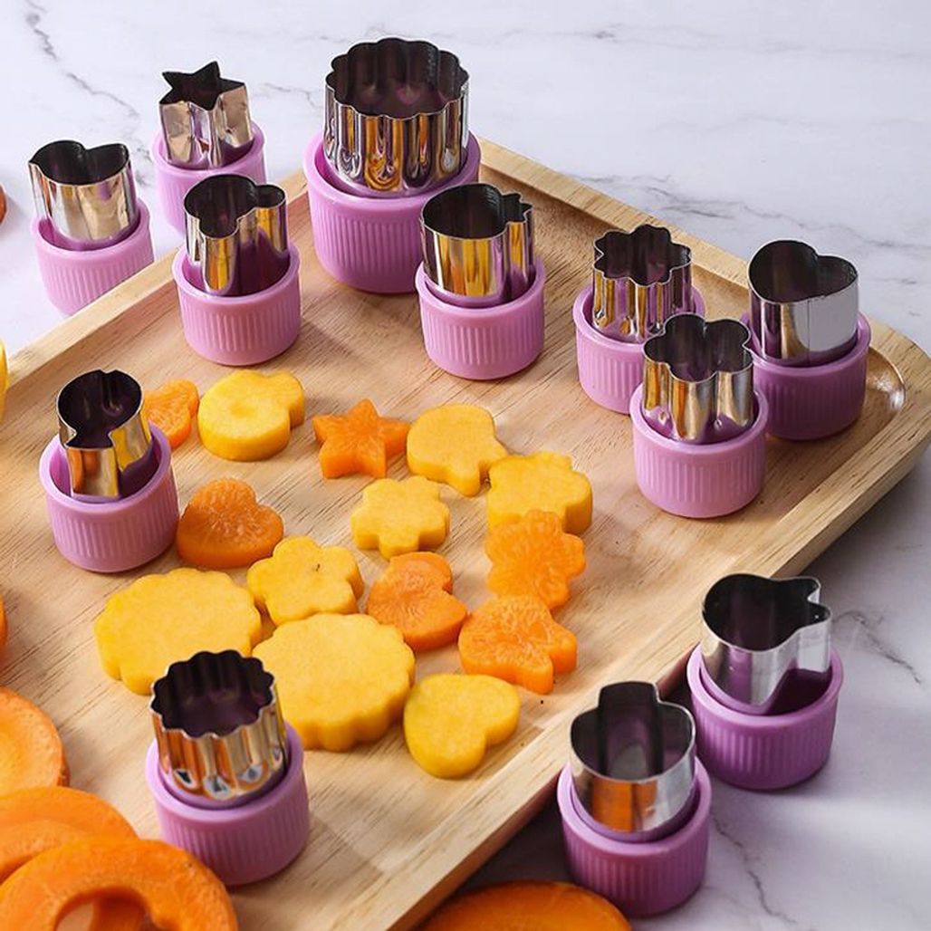 잔솔 쿠키커터 12종세트 쿠키틀 야채 꽃모양틀 곰돌이