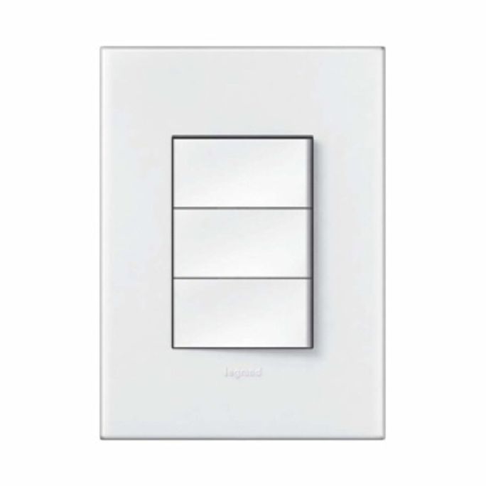 아테오 사각 화이트 1로 3구 스위치 르그랑