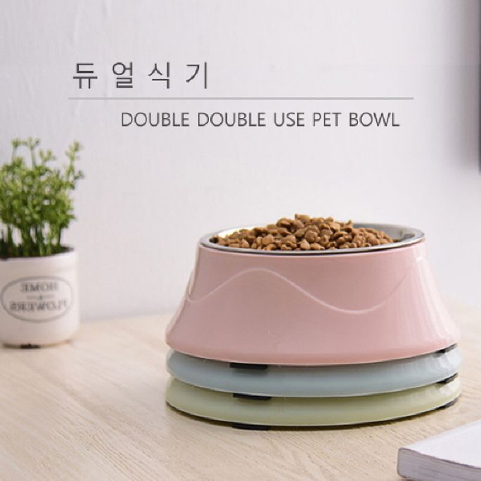 코코아허니 듀얼식기 색상임의