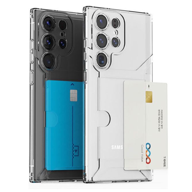 갤 S24플러스 GoodV슬라이드 클리어젤 S926 케이스