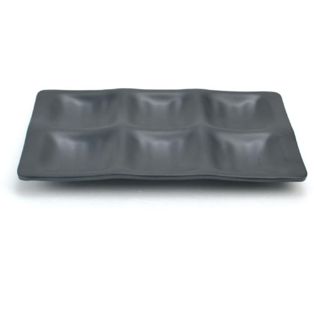 마른안주 소스 양념 나눔 6칸 접시