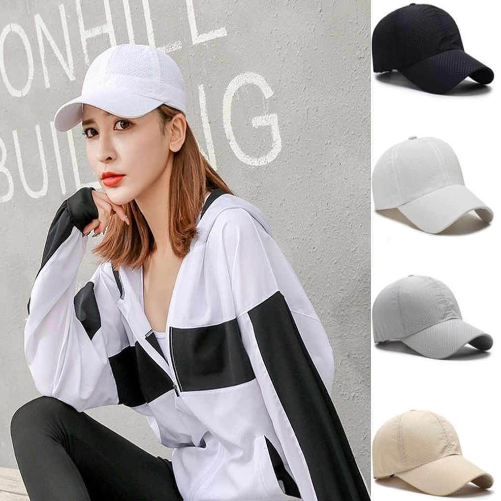 잔솔 메쉬 캡모자 볼캡 야구 러닝 마라톤 여름 깊은