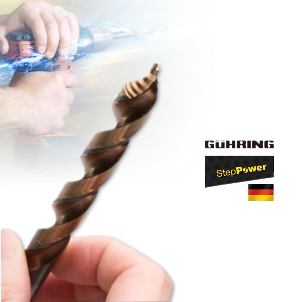 스텝 파워드릴 6단타입 하이스 코발트 드릴 M2.0