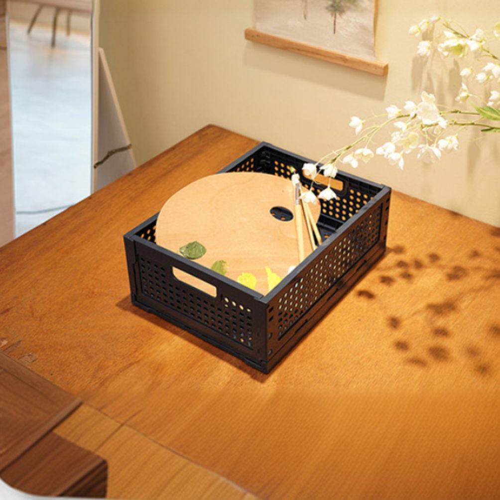 접이식 중앙 브레인 폴딩박스 400x300x150 네이비