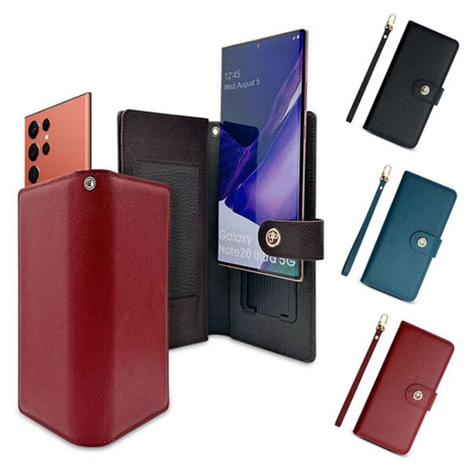 아이폰 15플러스 천연가죽 davi매직더블 케이스