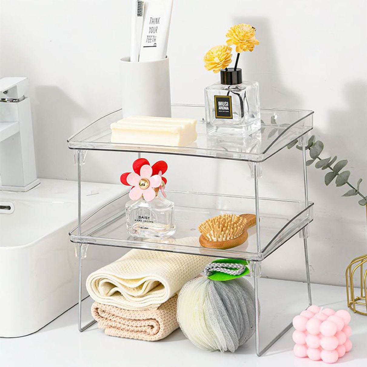 아크릴 모듈선반 미니 정리선반