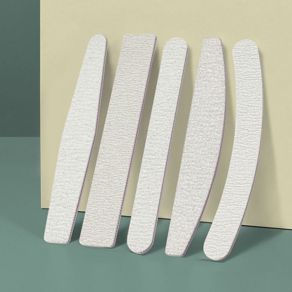 손톱 버퍼 손톱표면정리 반달모양 네일파일 5개 세트