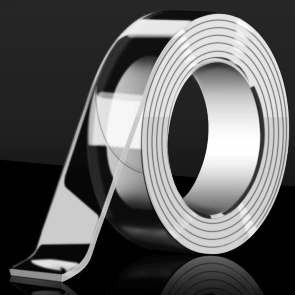 초강력 자국없는 투명 실리콘 양면 테이프 1M