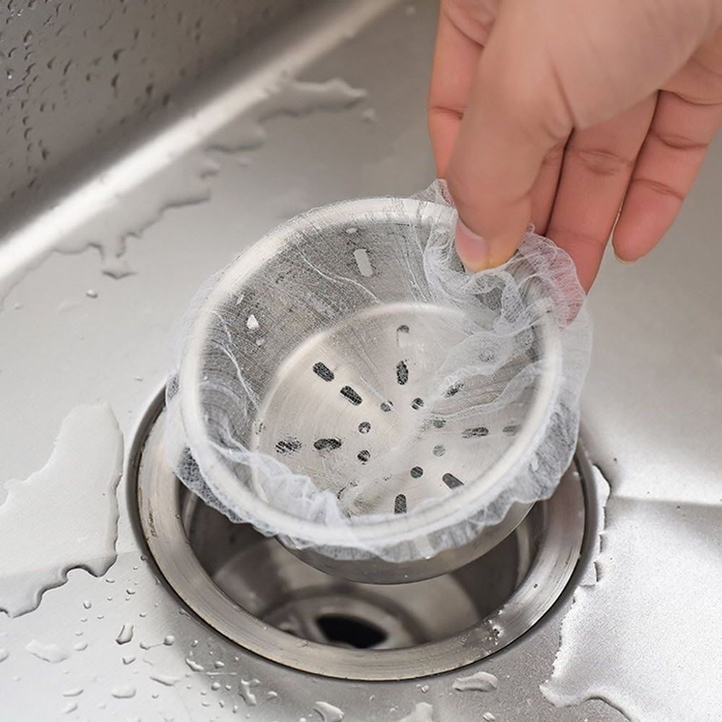 싱크대 배수구 음식물 쓰레기 거름망 100매