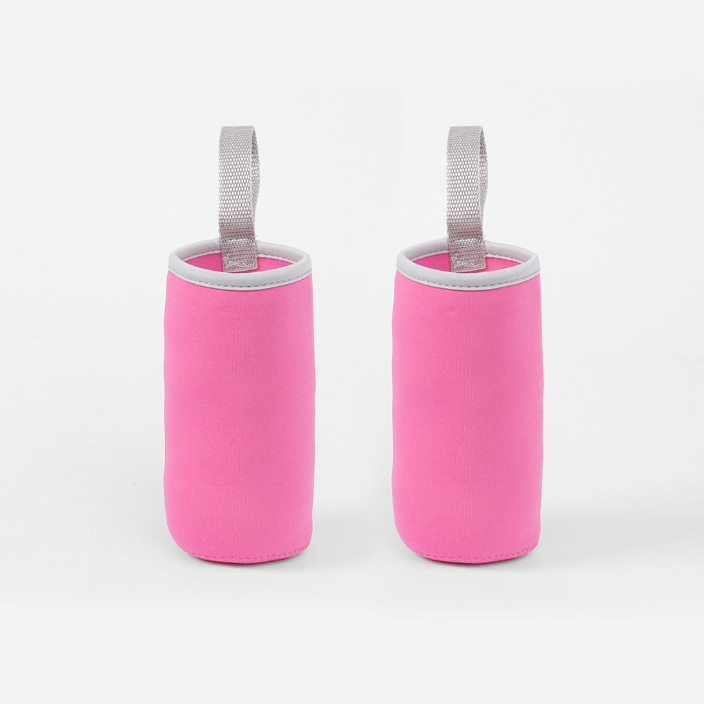7day 네오프렌 물병 파우치 2P세트(360ml) (핫핑크)