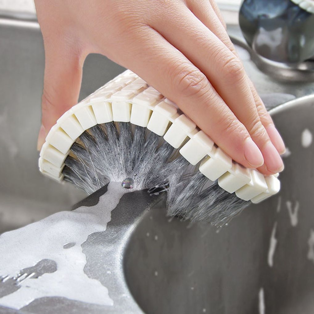 7day 휘어지는 다용도 청소솔 주방 욕실 청소 브러쉬