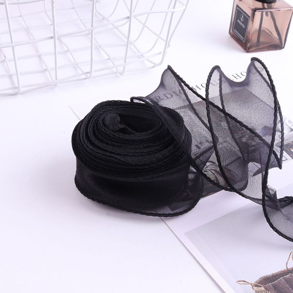 선물 포장 리본 끈 2m 블랙