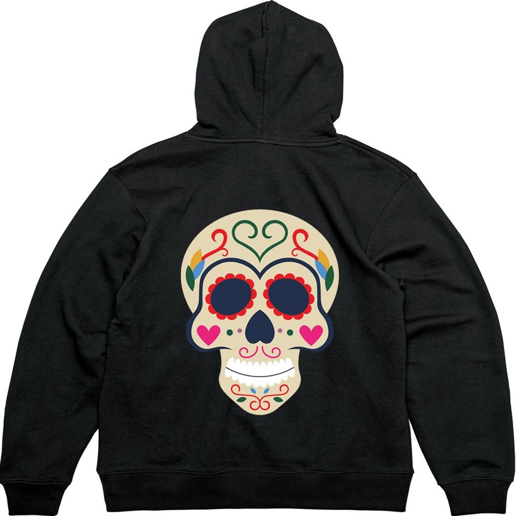 후드집업 전사이즈 뒷면 프린트티셔츠 예쁜 해골 파티