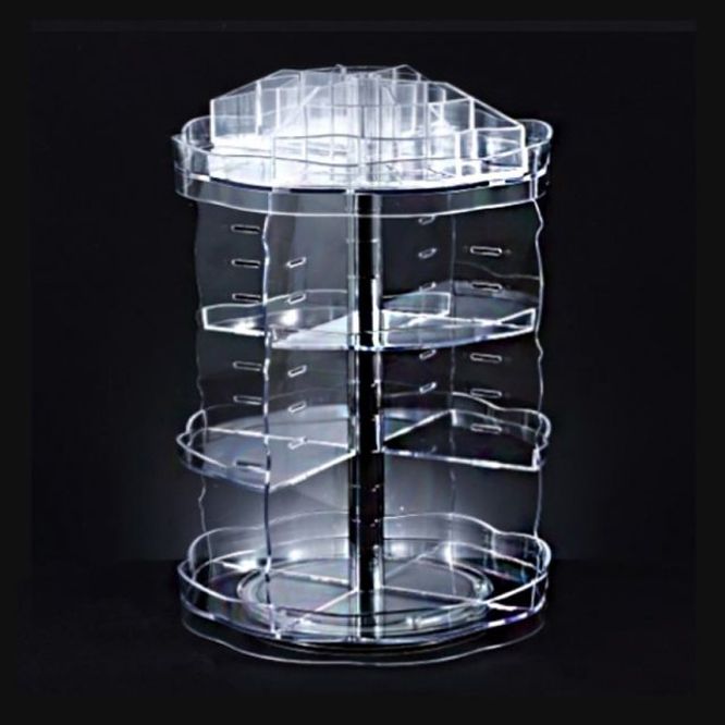 회전형 투명 화장품 정리대 ST-813